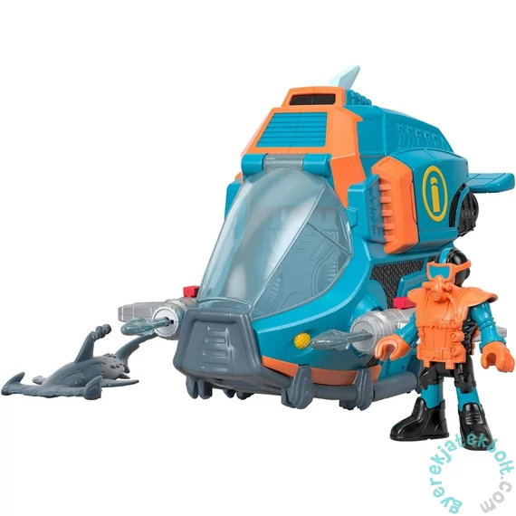 Imaginext Mélytengeri Cápás tengeralattjáró játékszett
