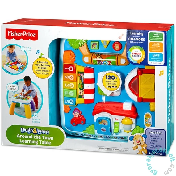 Fisher-Price Kétnyelvű intelligens asztalka (DRH41)