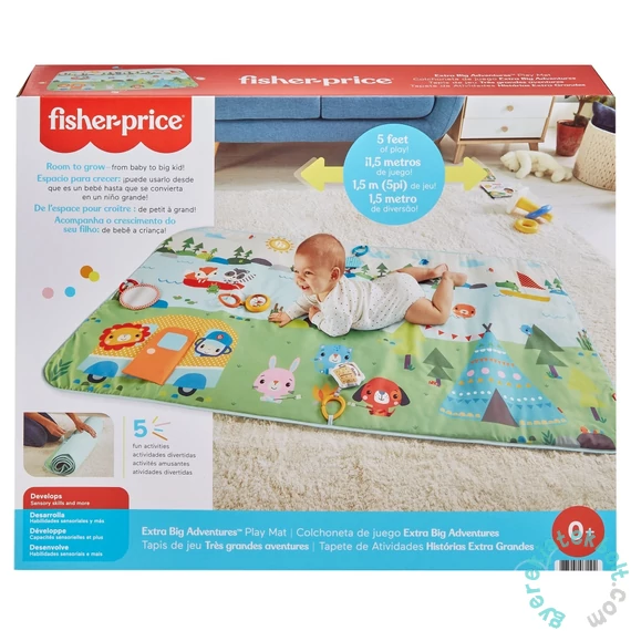 Fisher-Price Kalandok Extra nagy játszószőnyeg (GXR53)