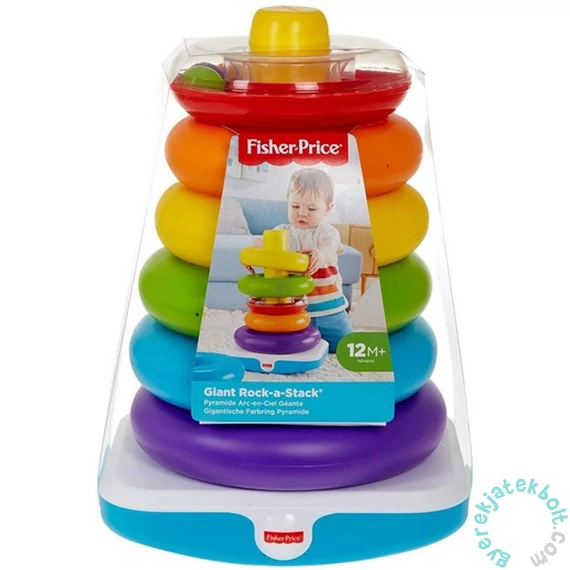 Fisher-Price Óriás színes gyűrűpiramis (GJW15)