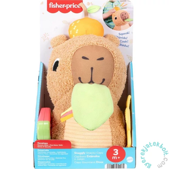 Fisher-Price Sensimals foglalkoztató Kapibari plüssfigura (HYR54)