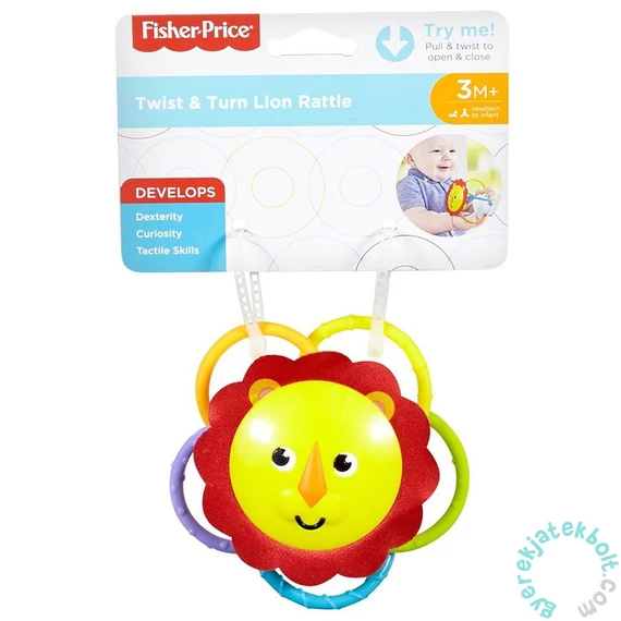 Fisher-Price Csavargatós csörgő - Oroszlán (FVF43-FVF42)
