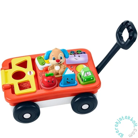 Fisher-Price Tanuló kutyusos kocsi (GHV10))
