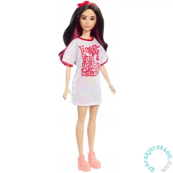 Mattel Barbie Fashionistas játékbaba - Oversized pólóruhában (HRH12)