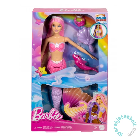 Barbie Színváltó sellő baba - Malibu (HRP97)
