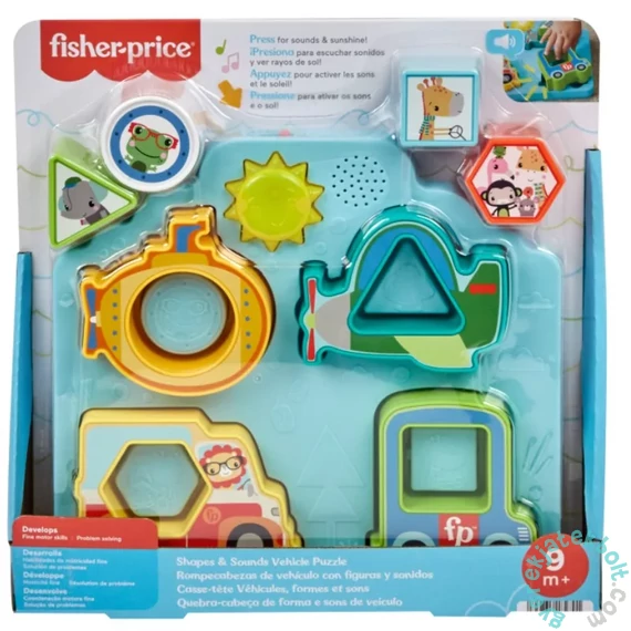 Mattel Fisher-Price Forma és járgány kirakó (HRP31)