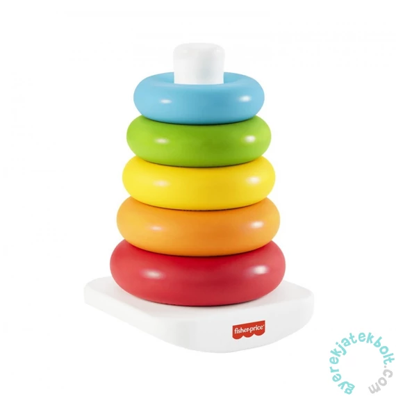 Fischer-Price Színes Eco gyűrűpiramis (GRF09)