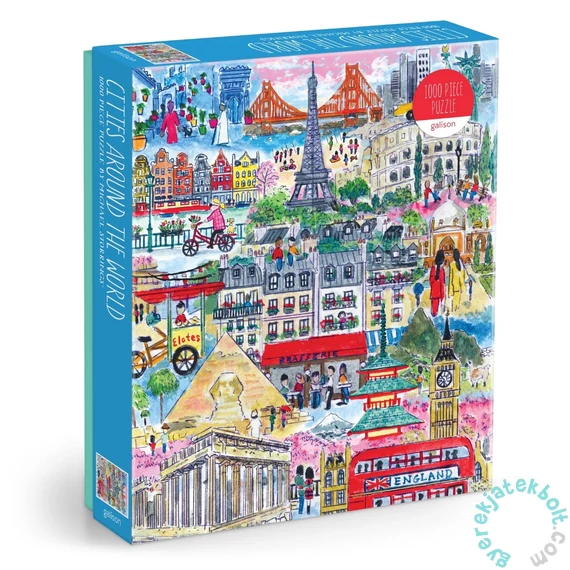 Galison 1000 db-os puzzle - Michael Storrings - Cities Around the World (83555)
