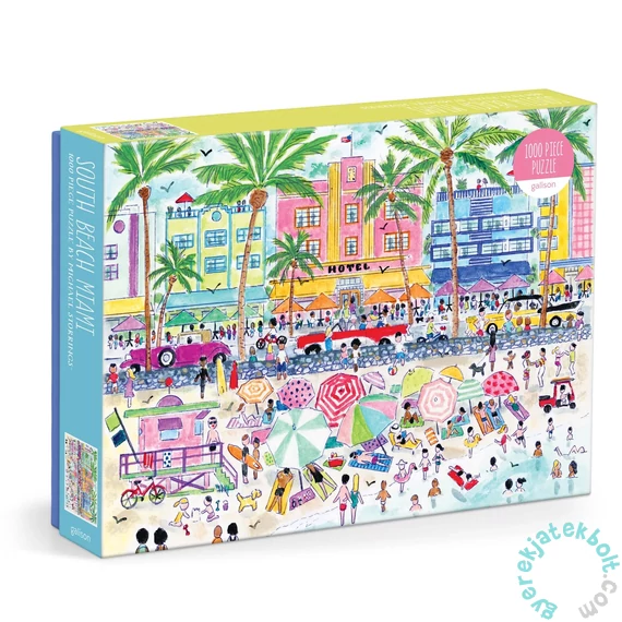 Galison 1000 db-os puzzle - Michael Storrings South Beach Miami (87997)