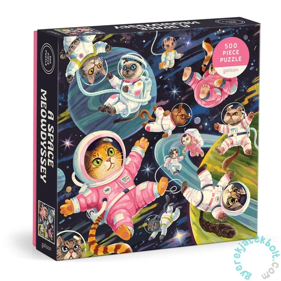 Galison 500 db-os puzzle - A Space Meowdyssey (88192)