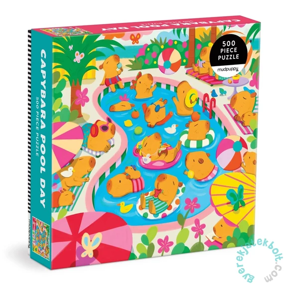 Galison 500 db-os puzzle - Capybara Pool Day (87652)