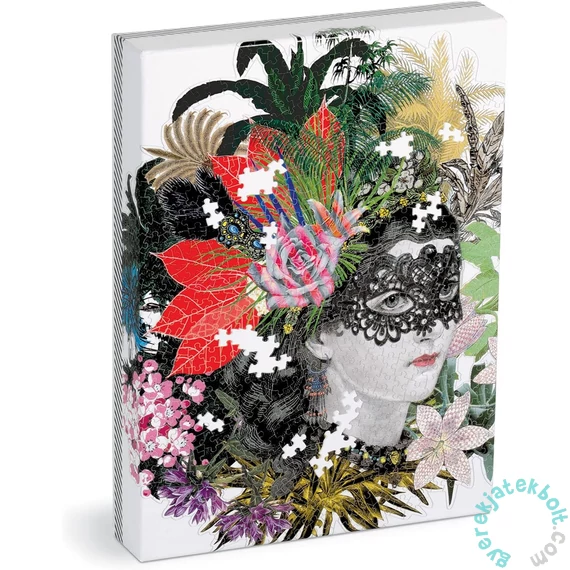 Galison 750 db-os Shaped puzzle - Christian Lacroix Heritage Collection Mam'zelle Scarlett (69221)