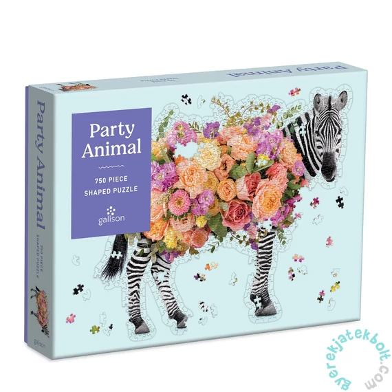 Galison 750 db-os Shaped puzzle - Party Animal (66879)