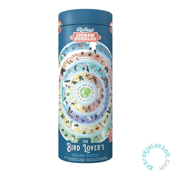 Ridley's Games 1000 db-os kör alakú puzzle - Bird Lover's (29140)