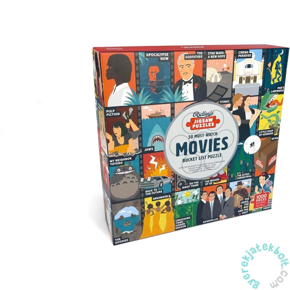 Ridley's Games 1000 db-os puzzle - 50 Must Watch Movies (30078)
