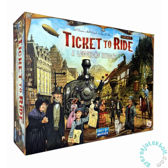 Ticket to Ride Legacy - A legendás nyugat társasjáték (ASM34685)