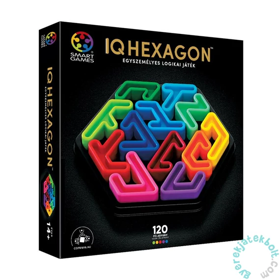 Smart Games - IQ Deluxe - Hexagon logikai játék (527633)
