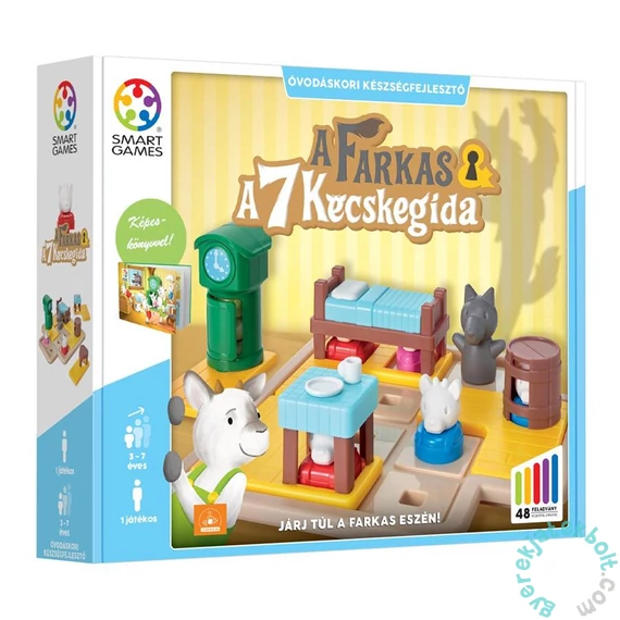 Smart Games - A farkas és a 7 kecskegida logikai játék (527565)
