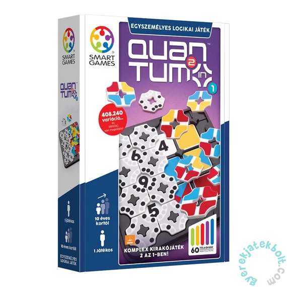 Smart Games - Quantum - 2 az 1-ben Puzzle logikai játék (527688)