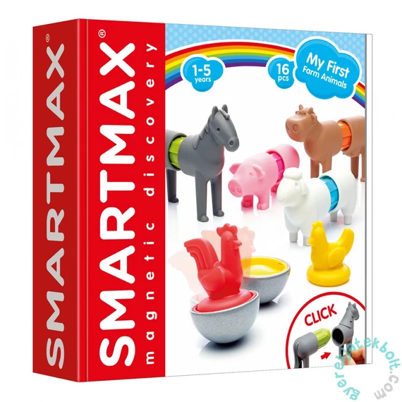 SmartMax My First Farm Animals - mágneses építőjáték (SMX221)