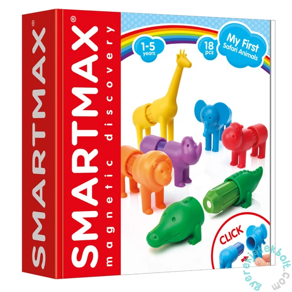 SmartMax My First Safari Animals - mágneses építőjáték (SMX220)
