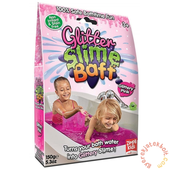 Slime Baff Csillámos fürdőzselé 150 g - Pink (5901)