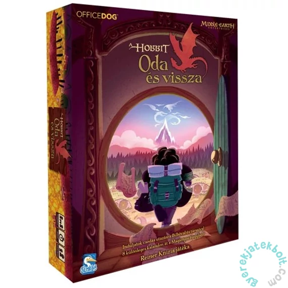 A hobbit - Oda és vissza társasjáték (ASM34734)