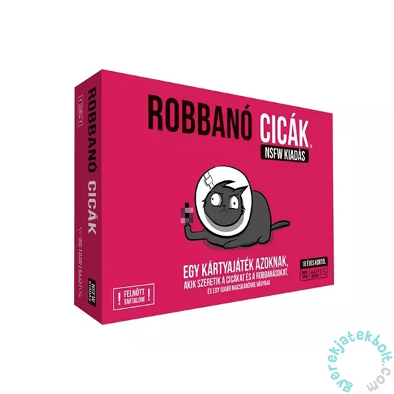 Robbanó cicák - NSFW kiadás társasjáték (EXP10007)
