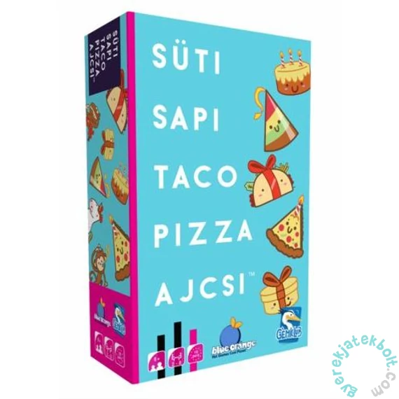 Süti, Sapi, Taco, Pizza, Ajcsi kártyajáték (BLU34844)