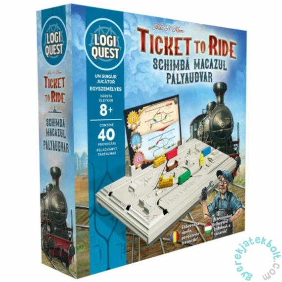 LogiQuest Ticket to Ride társasjáték (ASM34653)