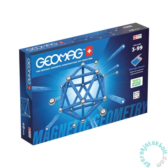 Geomag Classic Recycled Magnetic Geometry 48 db-os mágneses építőjáték készlet (GMG00282)