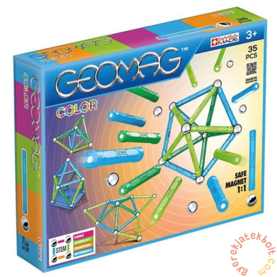 Geomag Color 35 db-os mágneses építőjáték készlet