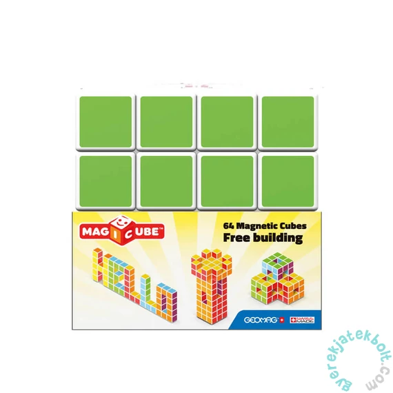 Geomag Magicube Art Building Crystal 64 db-os mágneses építőjáték készlet (GMG00129)