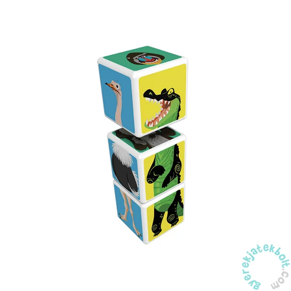 Geomag Magicube Mix&Match Szavanna 3 db-os mágneses építőjáték készlet (GMG00109)