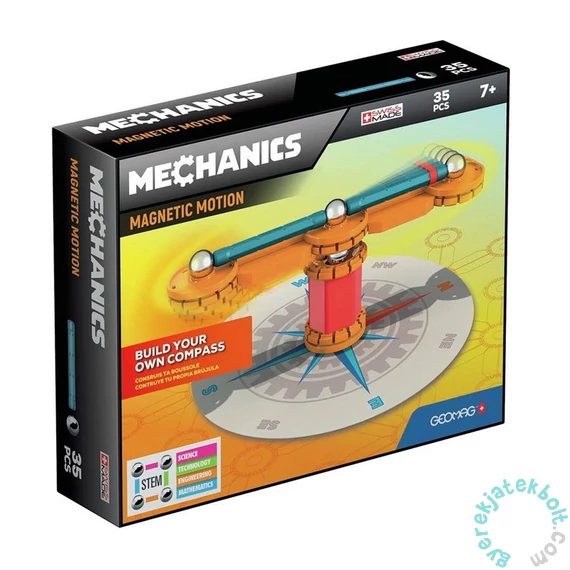 Geomag Mechanics Magnetic Motion 35 db-os mágneses építőjáték készlet