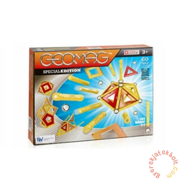 Geomag Panels Special Edition - Sárga 60 db-os mágneses építőjáték készlet