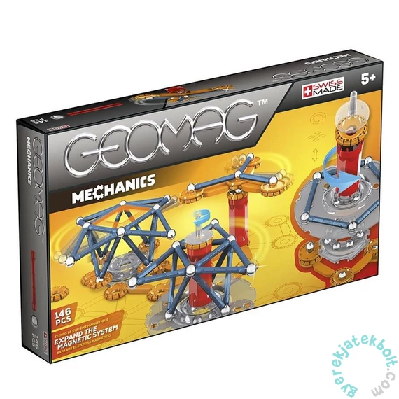 Geomag Mechanics 146 db-os mágneses építőjáték készlet (GMG00762)