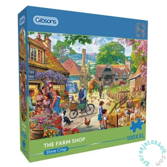 Gibsons 100 db-os XXL puzzle - The Farm Shop (G2239)