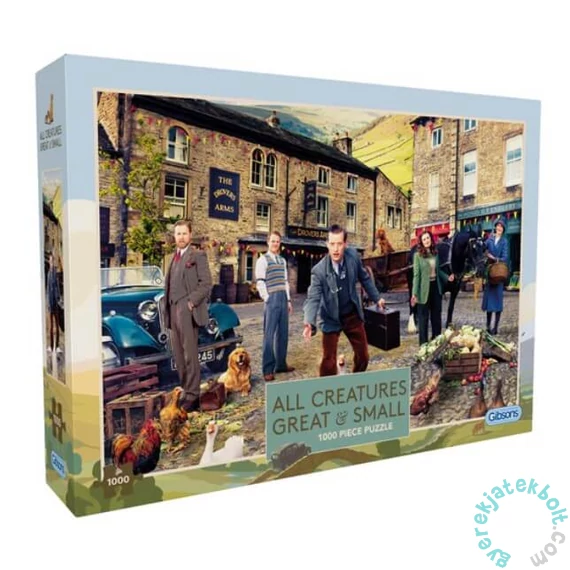 Gibsons 1000 db-os puzzle - All Creatures Great & Small (G7176)