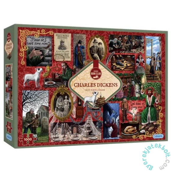 Gibsons 1000 db-os puzzle - Book Club Charles Dickens (G7124)
