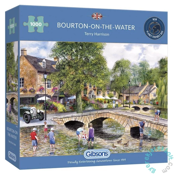 Gibsons 1000 db-os puzzle - Bourton on the Water (G6072)