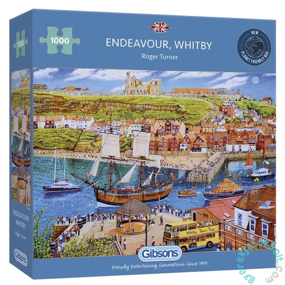 Gibsons 1000 db-os puzzle - Endeavour Whitby (G6286)