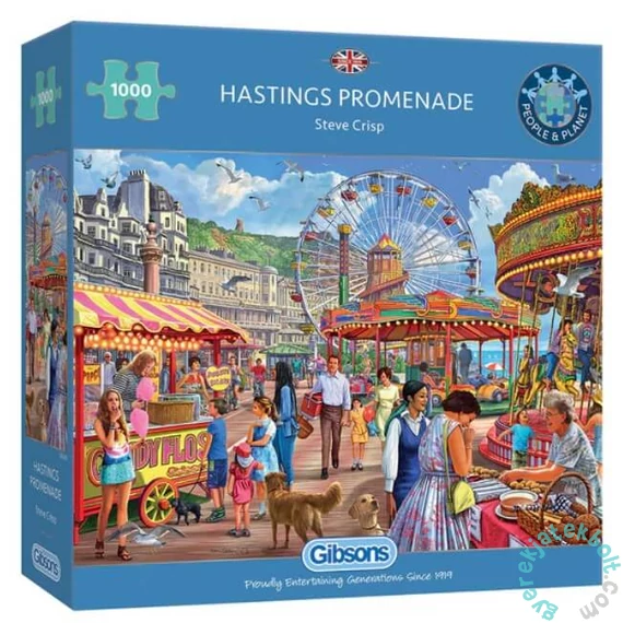 Gibsons 1000 db-os puzzle - Hastings Promenade (G6380)