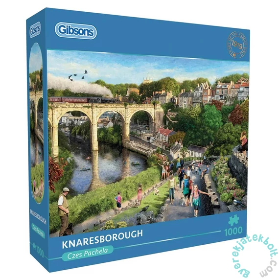 Gibsons 1000 db-os puzzle - Knaresborough (G6399)