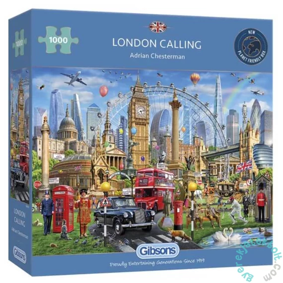 Gibsons 1000 db-os puzzle - London Calling (G6294)