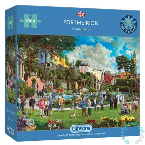 Gibsons 1000 db-os puzzle - Portmeirion (G6367)