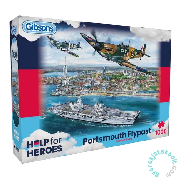 Gibsons 1000 db-os puzzle - Portsmouth Flypast (G7137)
