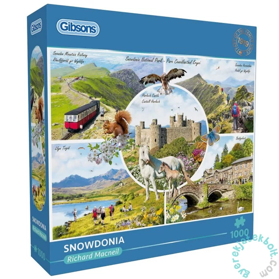 Gibsons 1000 db-os puzzle - Snowdonia (G6463)