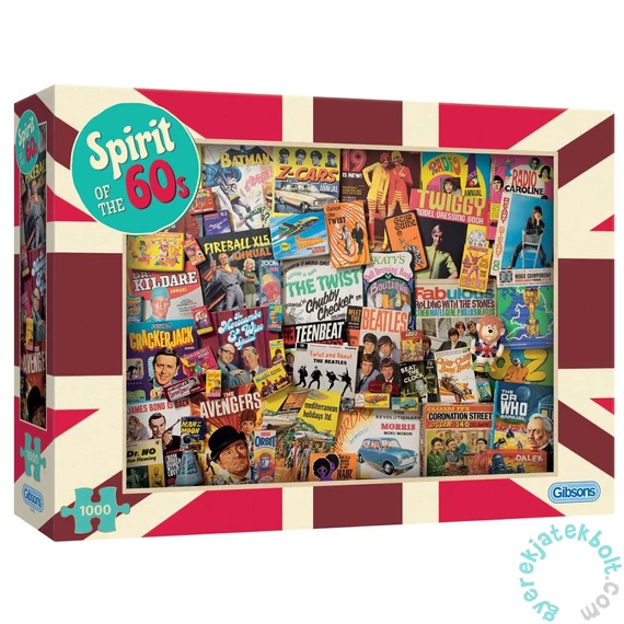 Gibsons 1000 db-os puzzle - Spirit of the 60s (G7082)