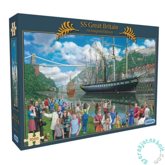 Gibsons 1000 db-os puzzle - SS Great Britain An Imagined Odyssey (G7149)